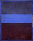 Mark Rothko Famous Paintings - Rust and blue